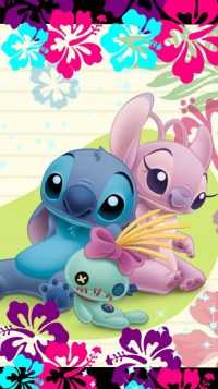 Mobile Stitch And Angel Wallpaper 10