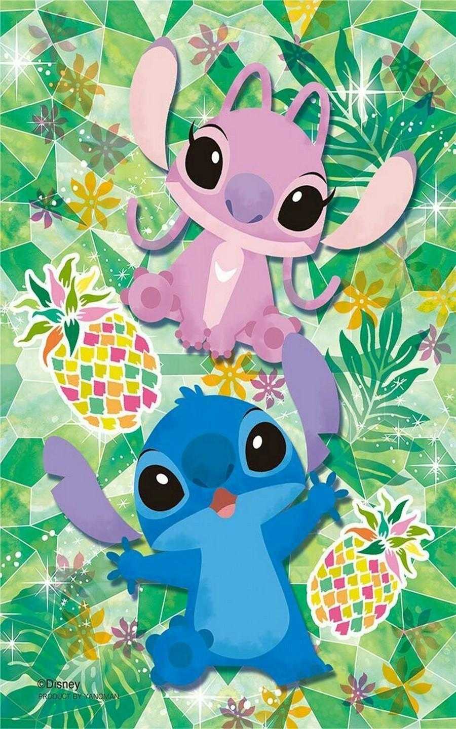 Green Stitch And Angel Wallpaper 1