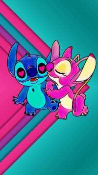 Cool Stitch And Angel Wallpaper 4
