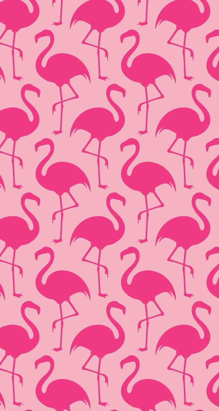 Preppy Flamingo Wallpaper 1