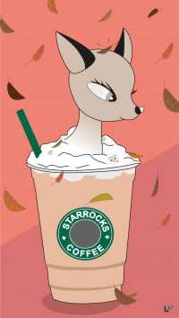 Cartoon Starbucks Wallpaper 19