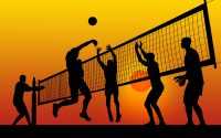 Desktop Sunset Volleyball Wallpaper 37