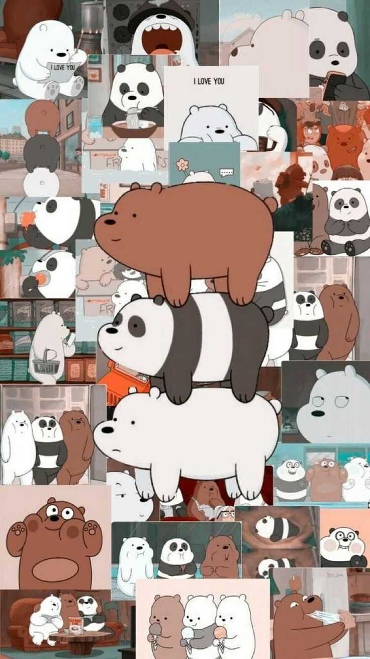 Collage We Bare Bears Wallpaper 1