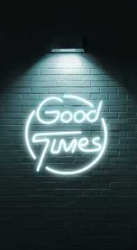 Neon Good Vibes Wallpaper 15