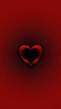 Mobile Red Heart Wallpaper 50