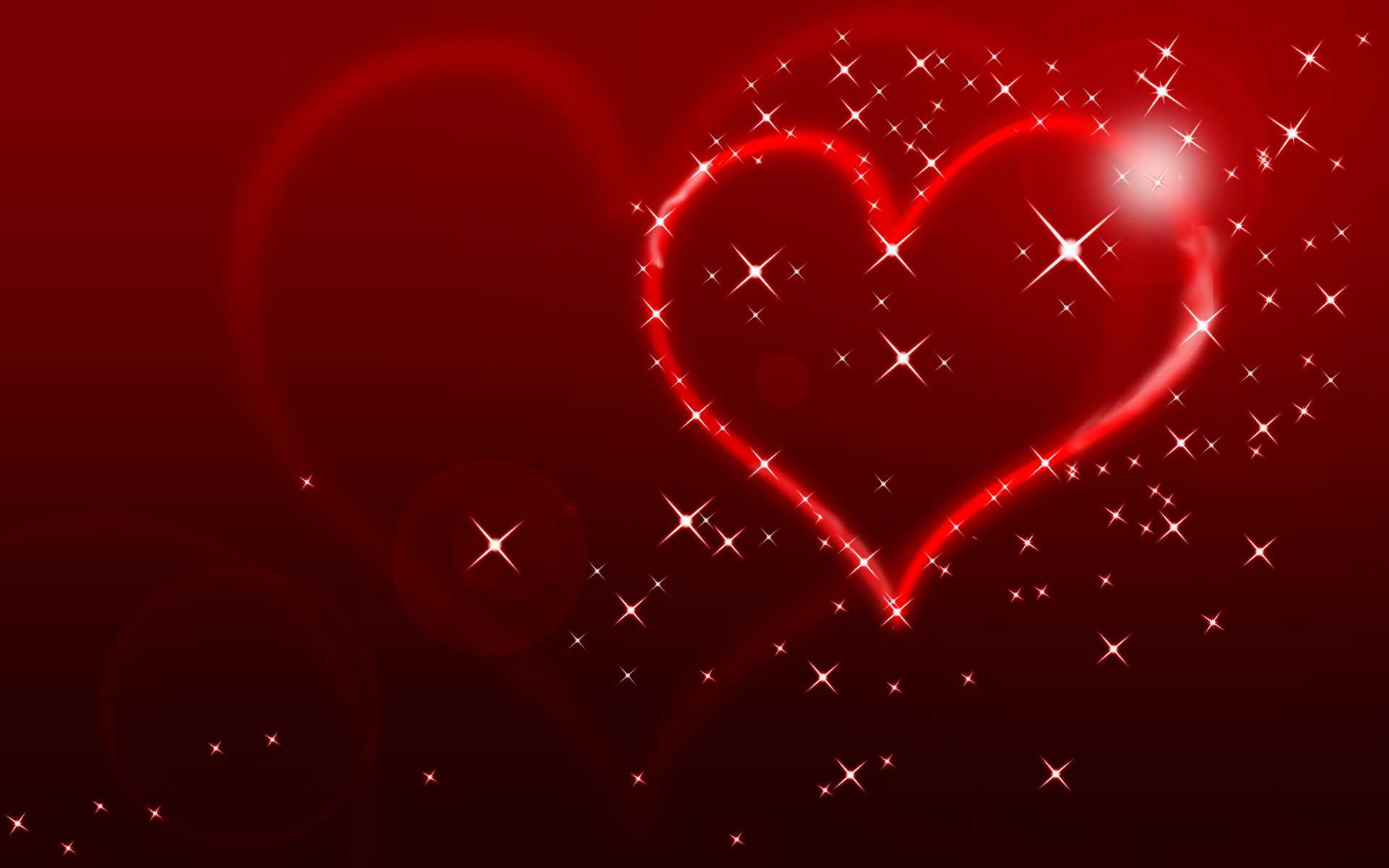 Desktop Red Heart Wallpaper 1