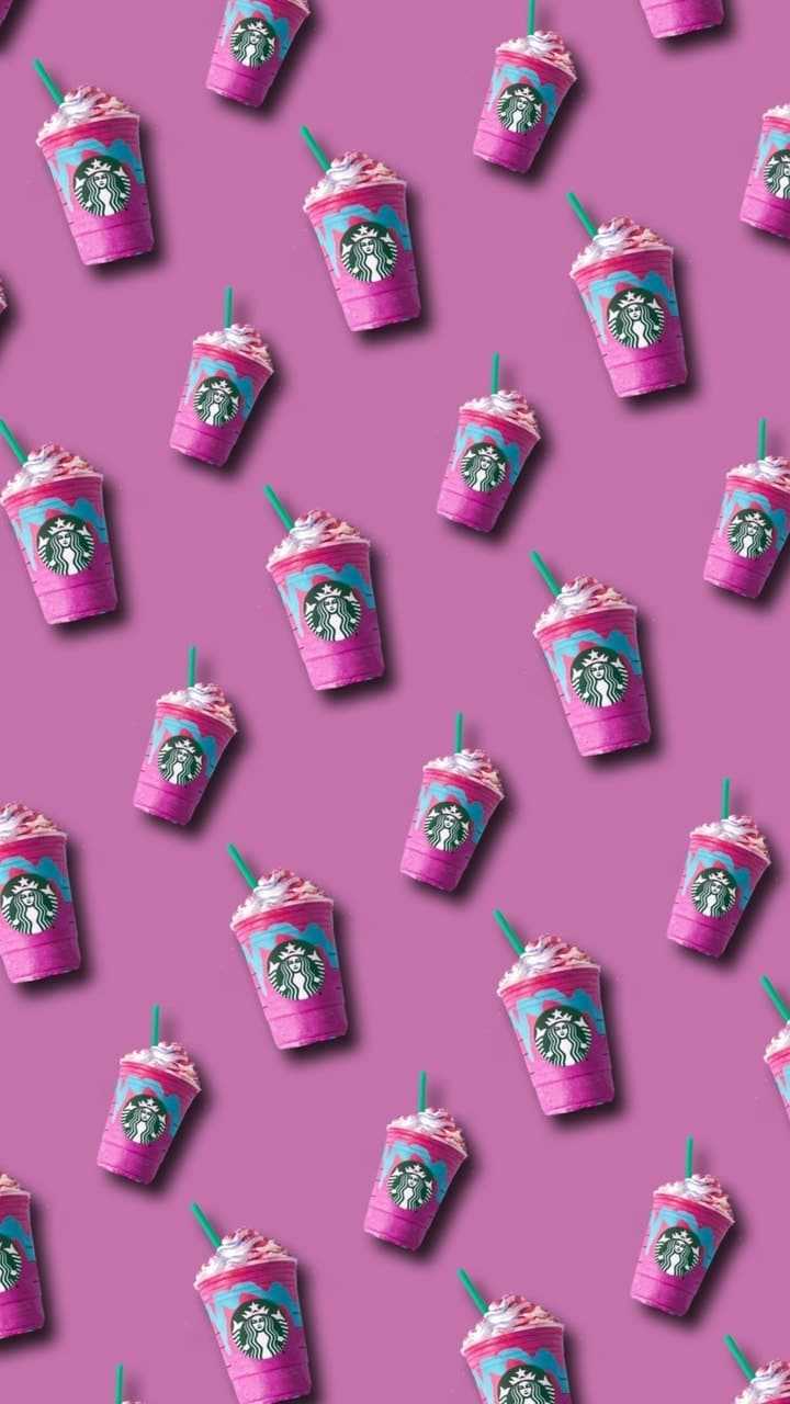 Pink Starbucks Wallpaper 1