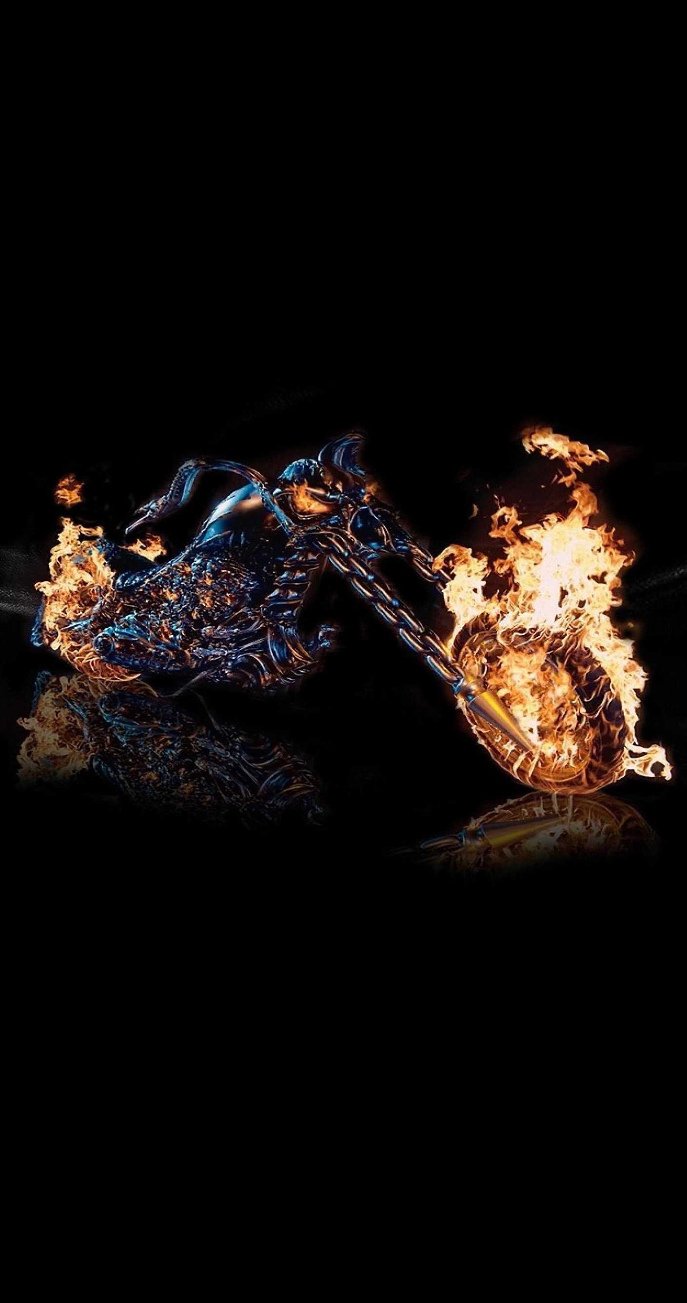 Motorcycle Ghost Rider Wallpaper 1