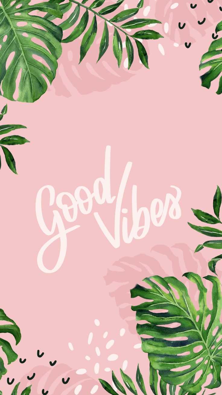 Cute Good Vibes Wallpaper 1