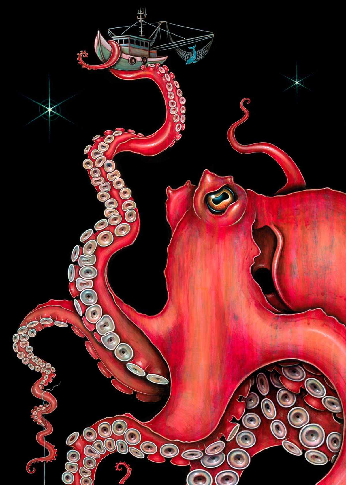 Giant Octopus Wallpaper - Wallpaper Sun