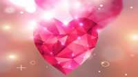 Diamond Pink Heart Wallpaper 43