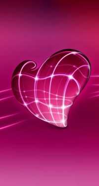 Hd Pink Heart Wallpaper 16