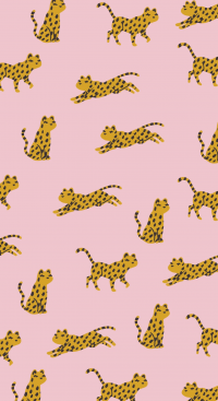 Leopard Preppy Aesthetic Wallpaper 19