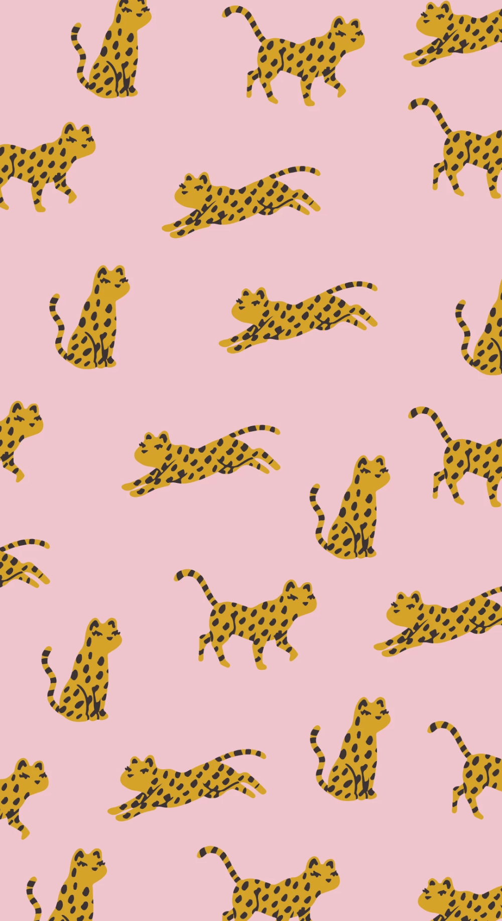 Leopard Preppy Aesthetic Wallpaper 1