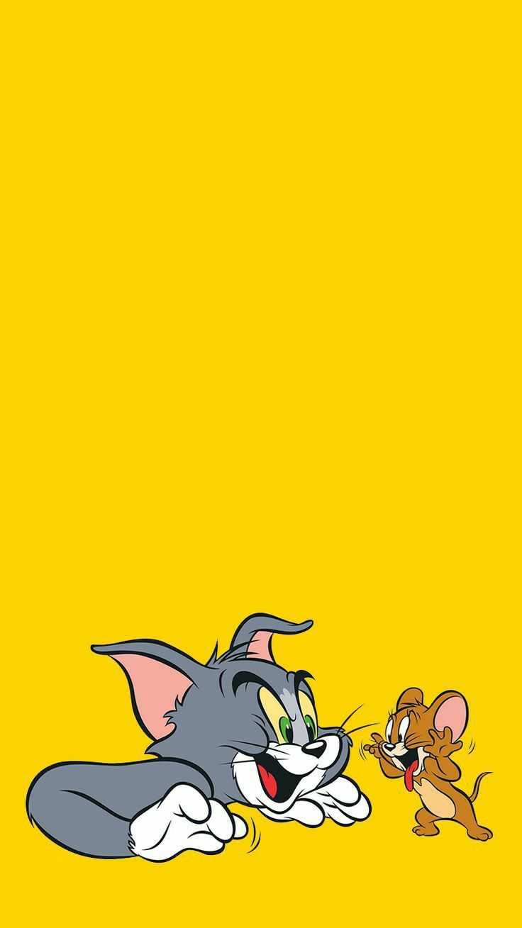 Yellow Tom and Jerry Wallpaper 1 Yellow Tom and Jerry Wallpaper 1
