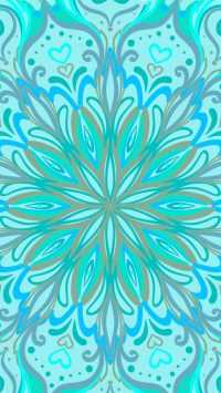 Marbling Art Turquoise Wallpaper 24
