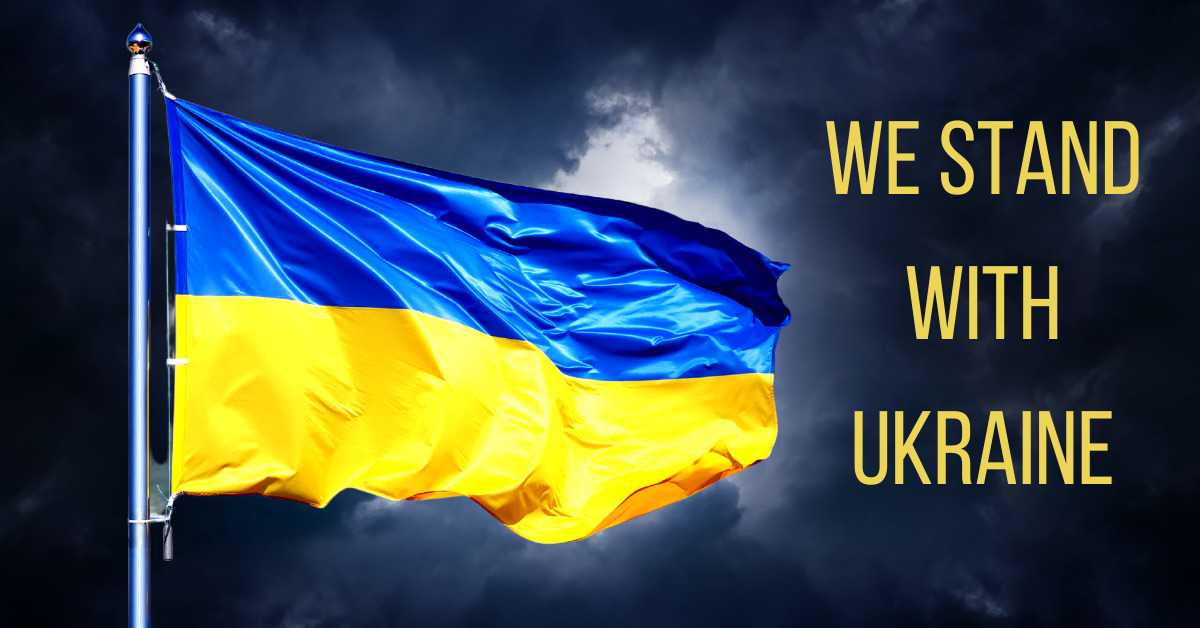 Flag Stand With Ukraine Wallpaper 1