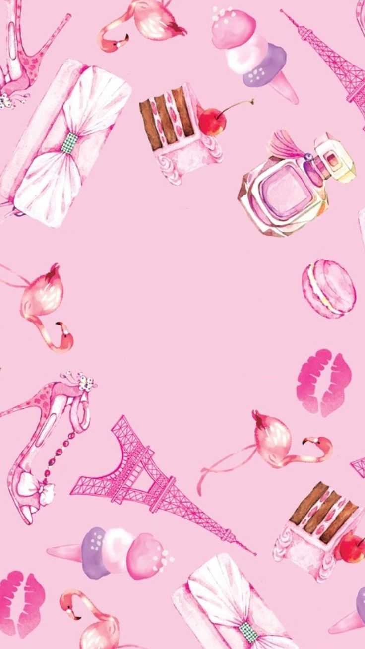 Pink Cute Girly Wallpaper 1