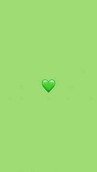 Green Heart Cute Girly Wallpaper 20