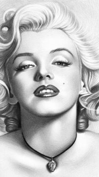 Paint Marilyn Monroe Wallpaper 6