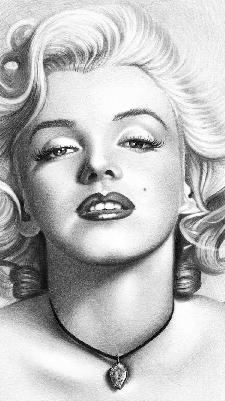 Paint Marilyn Monroe Wallpaper 1