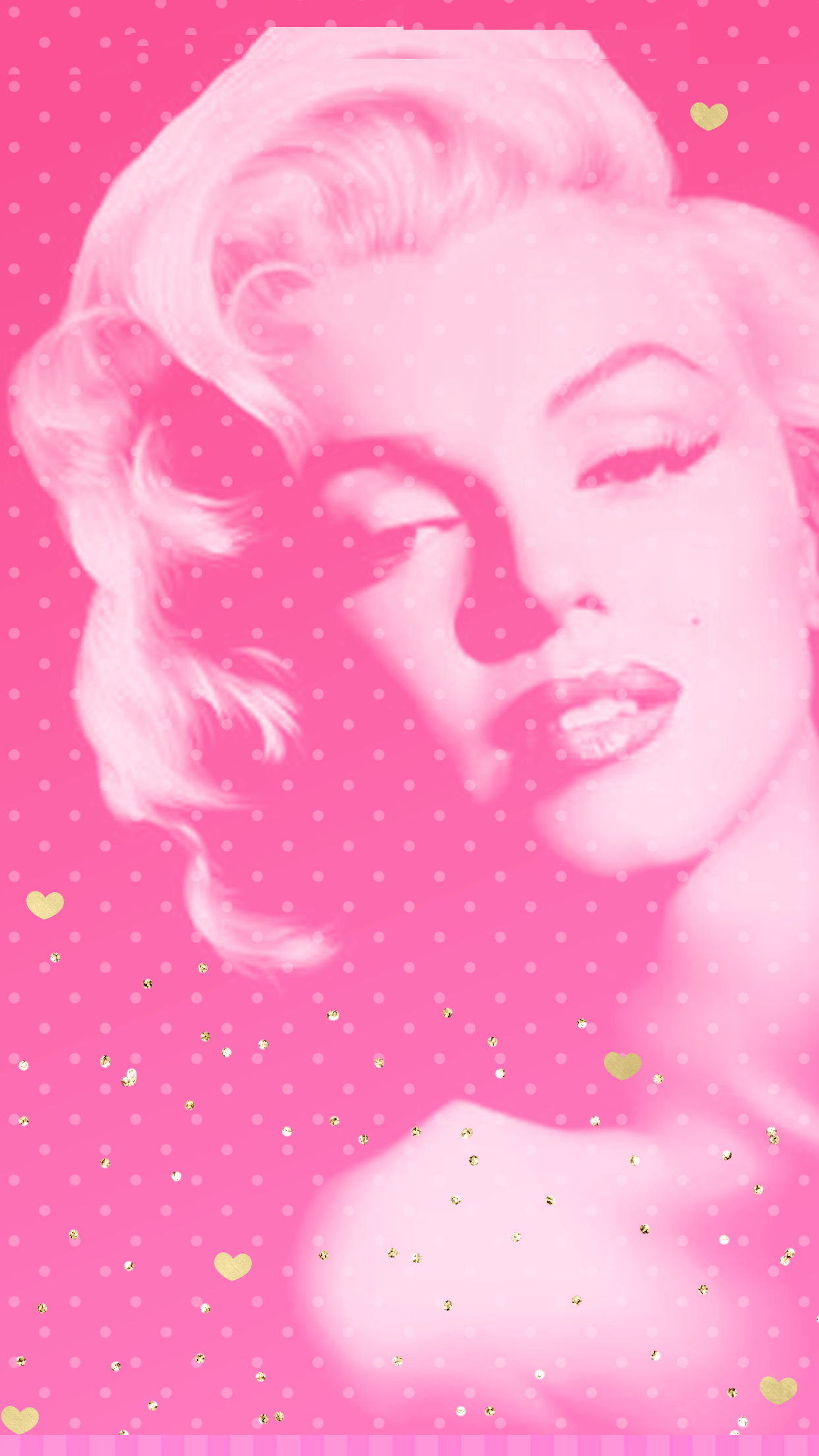 Pink Marilyn Monroe Wallpaper 1