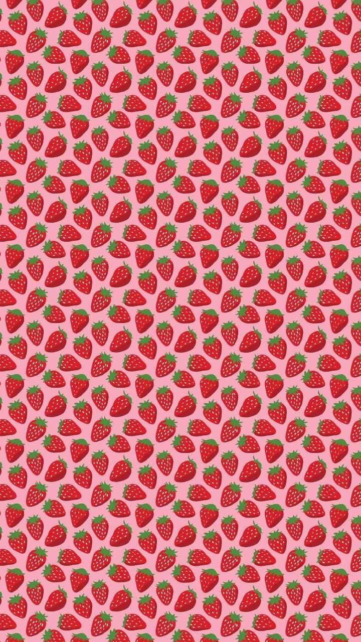 Phone Strawberry Wallpaper 1