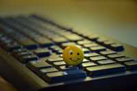 Keyboard Smiley Face Wallpaper 33