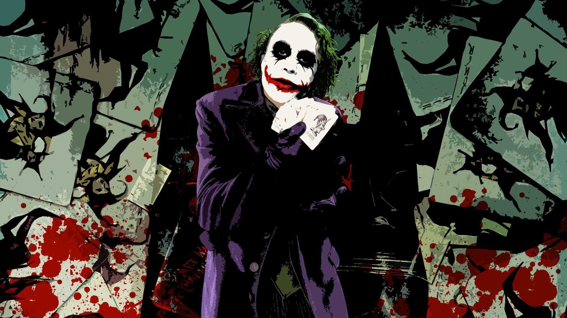 Computer Heath Ledger Joker Wallpaper 1
