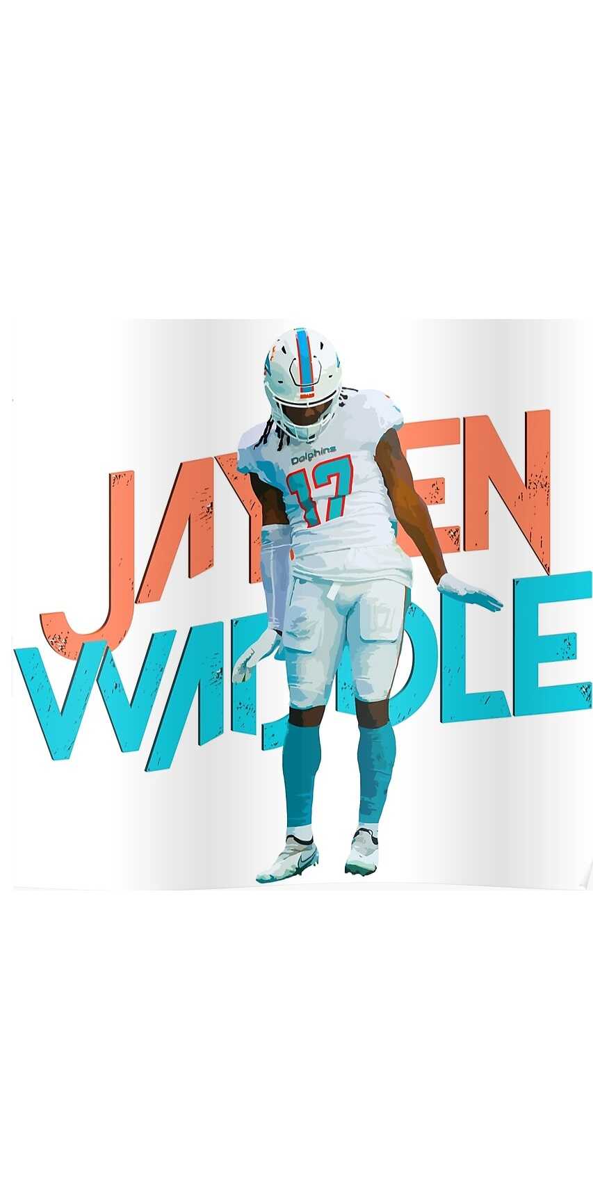 Android Jaylen Waddle Wallpaper 1