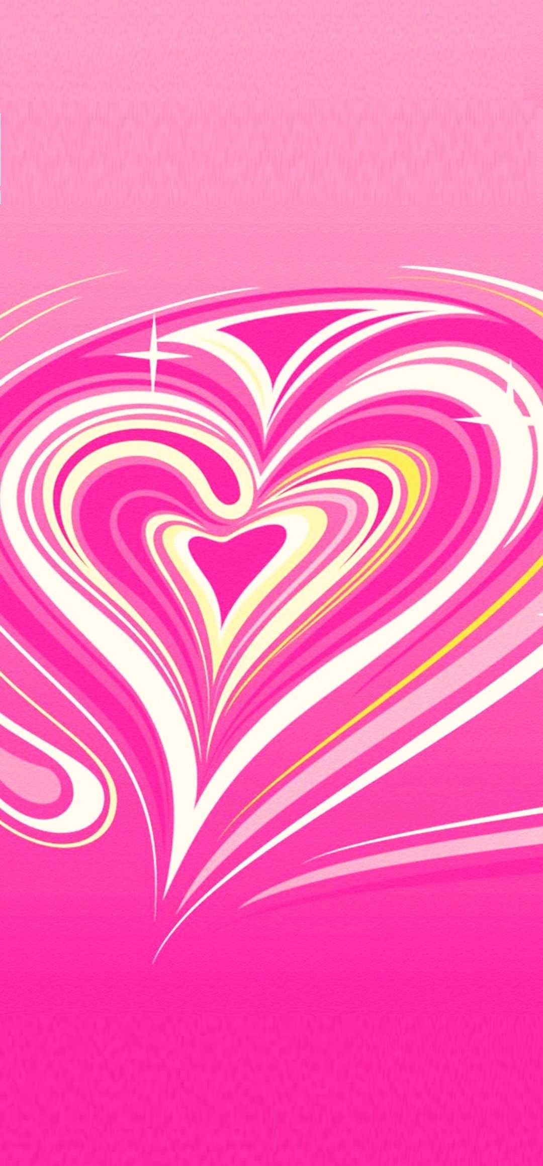 Uhd Pink Heart Wallpaper 1