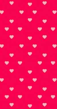 Mobile Pink Heart Wallpaper 4