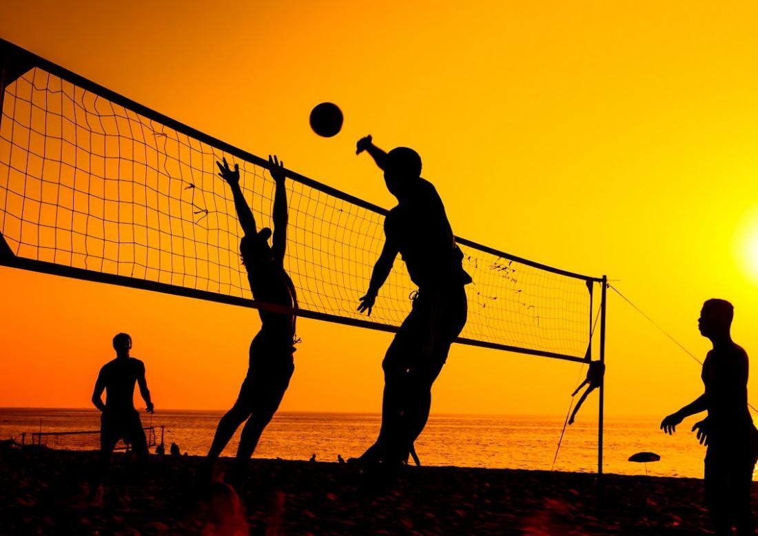 Sunset Volleyball Wallpaper 1