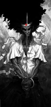 Black Afro Samurai Wallpaper 1