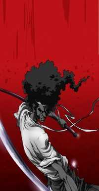 Red Afro Samurai Wallpaper 7