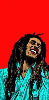Bob Marley Wallpaper Red 34