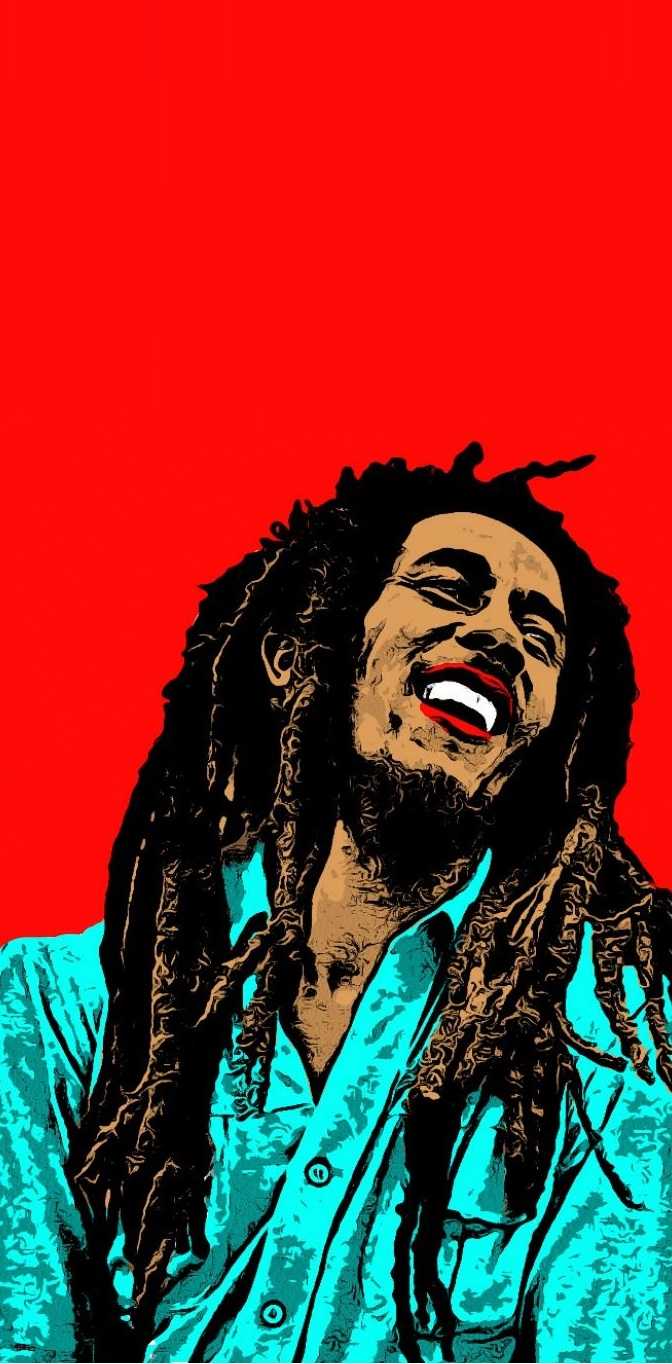 Bob Marley Wallpaper Red 1
