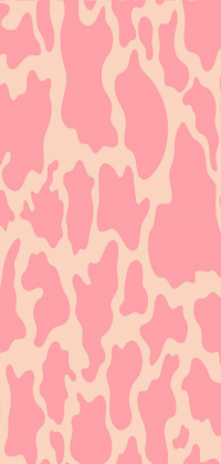 Pink Cow Print Wallpaper 3