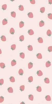 Strawberry Danish Pastel Wallpaper 8