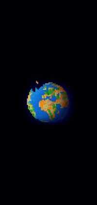 Pixel Earth Wallpaper 22