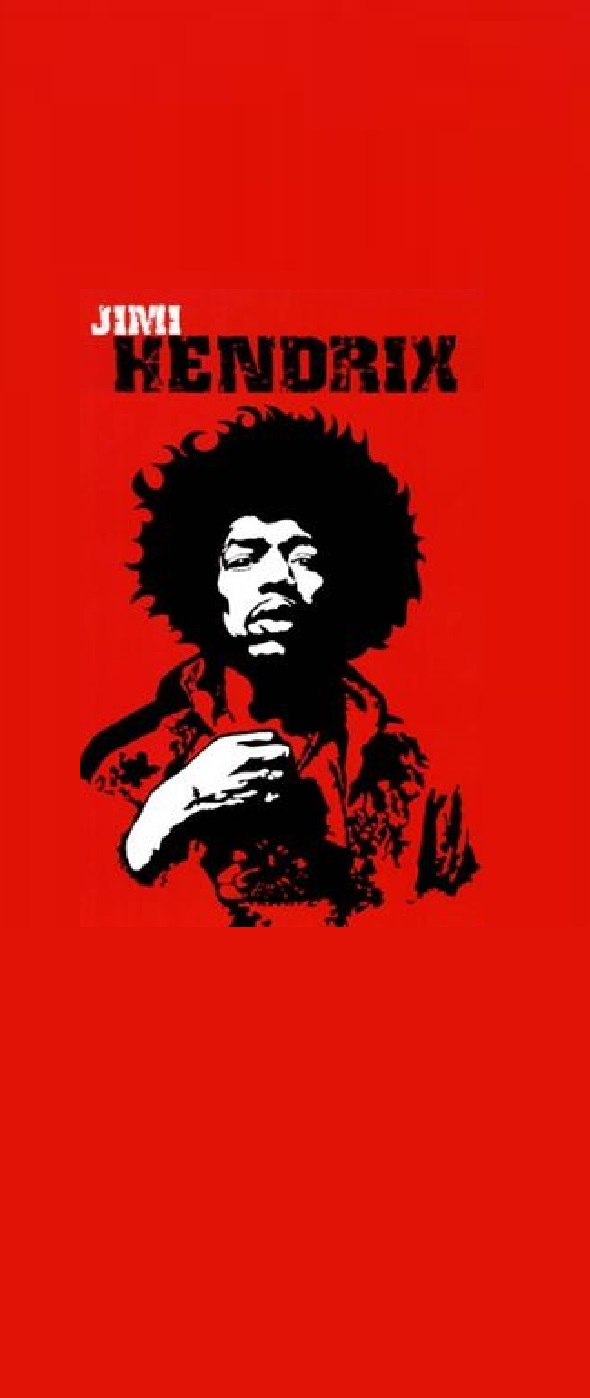 Red Jimi Hendrix Wallpaper 1