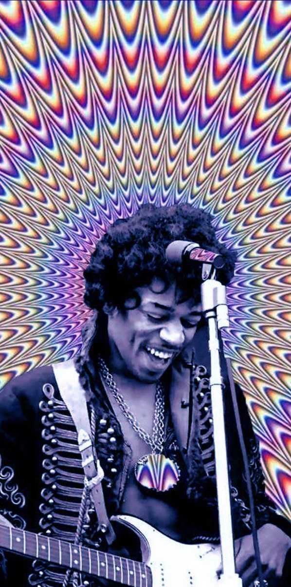Jimi Hendrix Trippy Wallpaper 1
