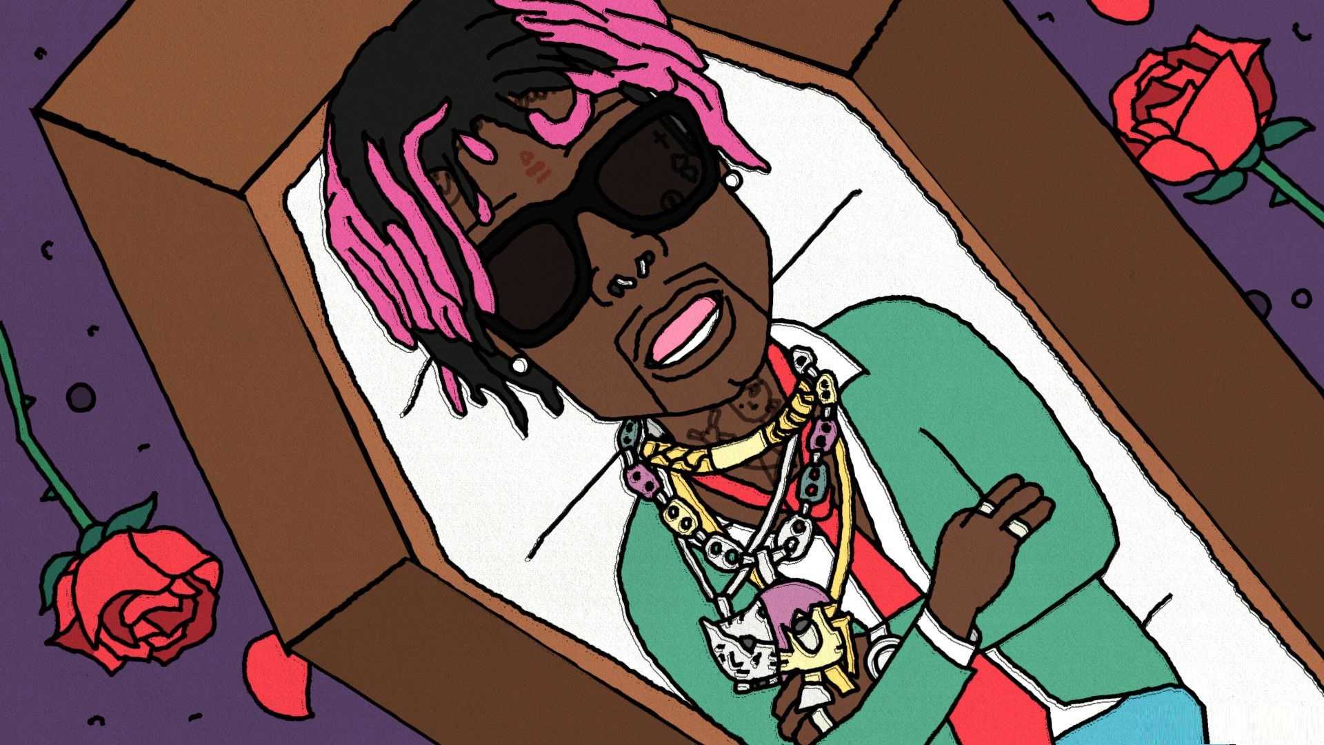 Computer Juice Wrld Cartoon Wallpaper 1 Computer Juice Wrld Cartoon Wallpaper 1