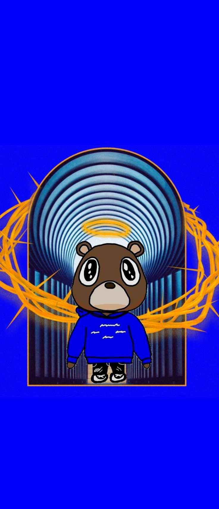 Kanye West Bear Android Wallpaper 1
