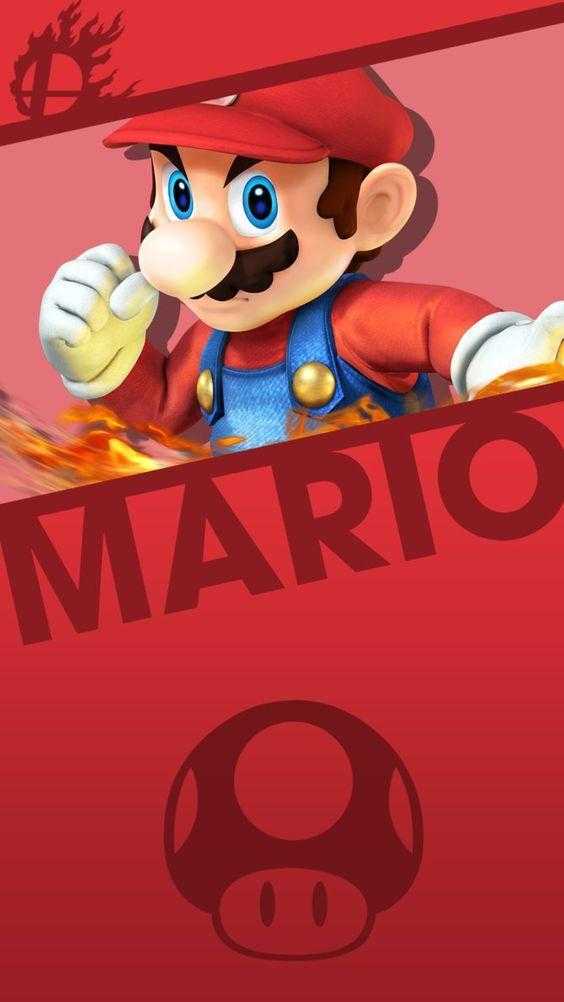 Super Mario Wallpaper Red 1