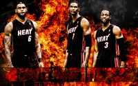 Fire Miami Heat Wallpaper 7
