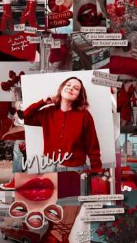 Red Millie Bobby Brown Wallpaper 14