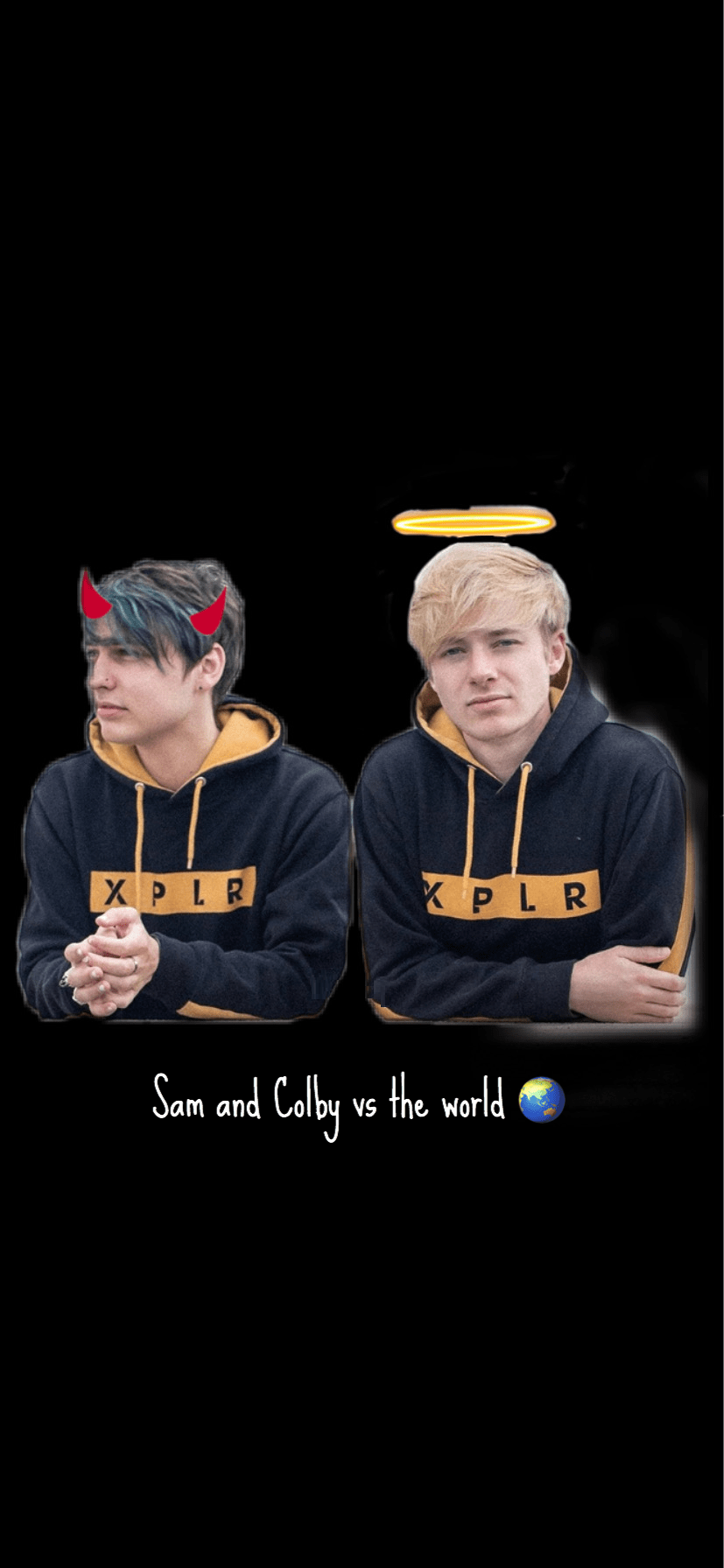 Phone Sam and Colby Wallpaper 1