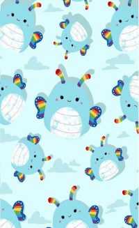 Baby Blue Squishmallow Wallpaper 11