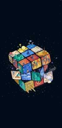 Rubik's Cube Unique Wallpaper 24